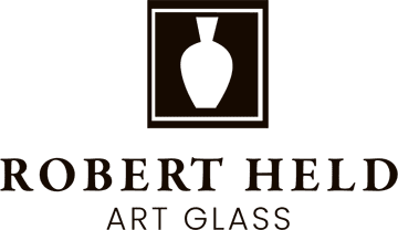 Robert Held Art Glass black logo
